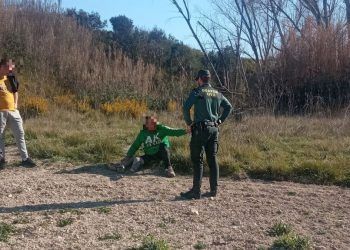 Un hombre de 42 años queda atrapado más de 24 horas en el barranco «El Corral», en Quatretonda (Valencia)