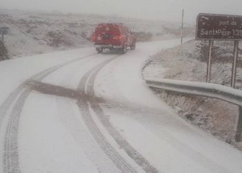 La nieve hace estragos en seis carreteras de Valencia y Alicante 8 La nieve hace estragos en seis carreteras de Valencia y Alicante