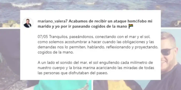 Un concejal de Elche denuncia una agresión homófoba por pasear de la mano con su marido