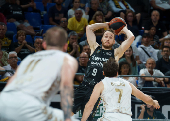 Marcelinho Huertas, Mejor Jugador Latinoamericano tras su exhibición ante el UCAM Murcia