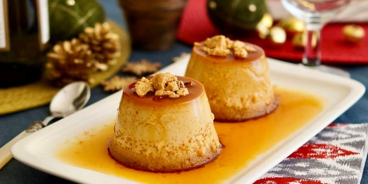 Flan de Turrón de Jijona 5 Flan de Turrón de Jijona